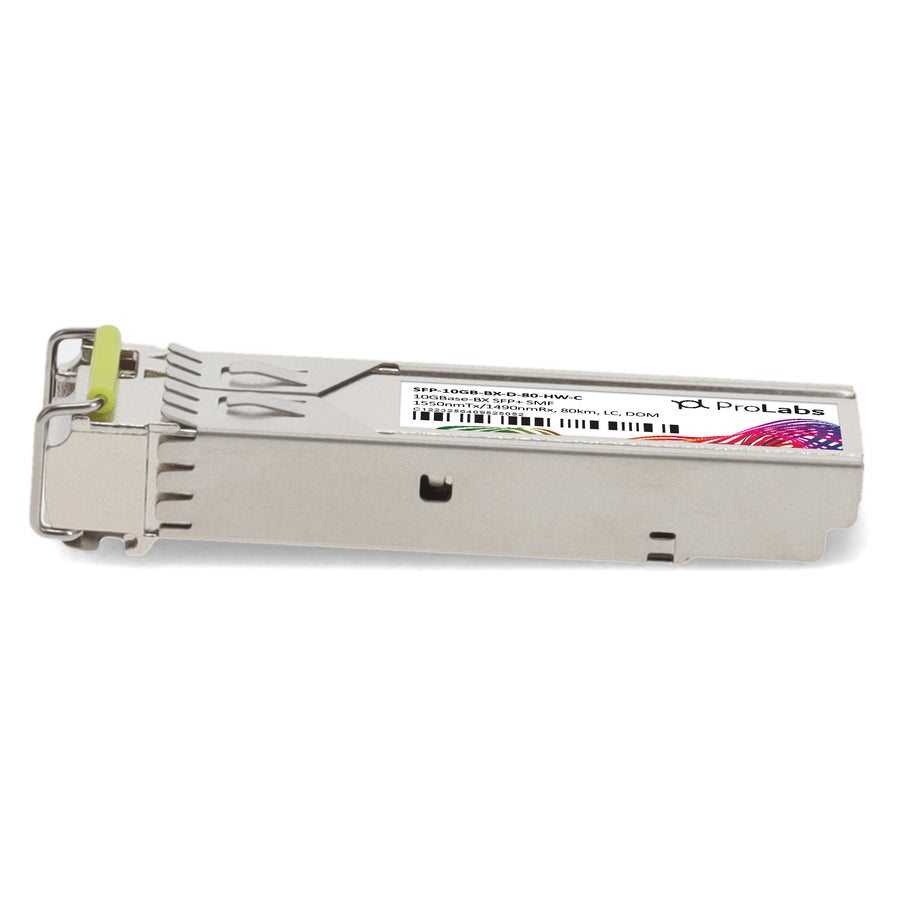 Prolabs Huawei Compatible TAA 10GBase-BX SFP+ Transceiver (SMF, 1550nmTx/1490nmRx, 80km, LC, DOM)
