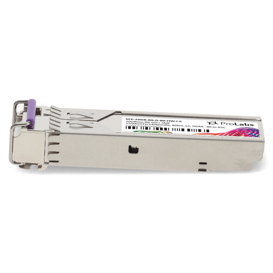 Prolabs Huawei Compatible TAA 10GBase-BX SFP+ Transceiver (SMF, 1550nmTx/1490nmRx, 80km, LC, DOM, -40 to 85C)