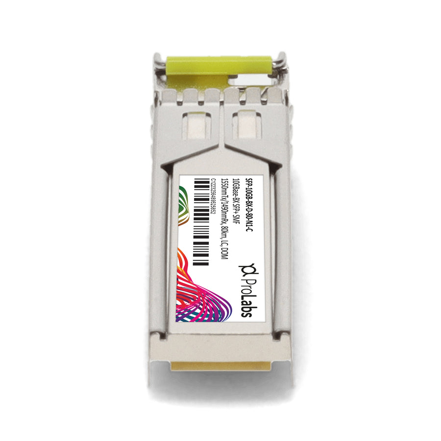 Prolabs Alcatel-Lucent Nokia Compatible TAA 10GBase-BX SFP+ Transceiver (SMF, 1550nmTx/1490nmRx, 80km, LC, DOM)