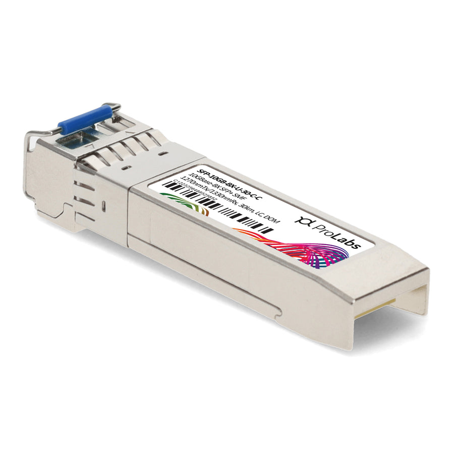 Prolabs Cisco Compatible TAA 10GBase-BX SFP+ Transceiver (SMF, 1270nmTx/1330nmRx, 30km, LC, DOM)