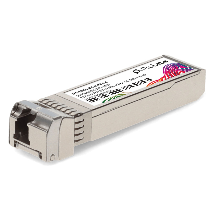Prolabs MSA and TAA 10GBase-BX SFP+ Transceiver (SMF, 1270nmTx/1330nmRx, 40km, LC, DOM, -40 to 85C)