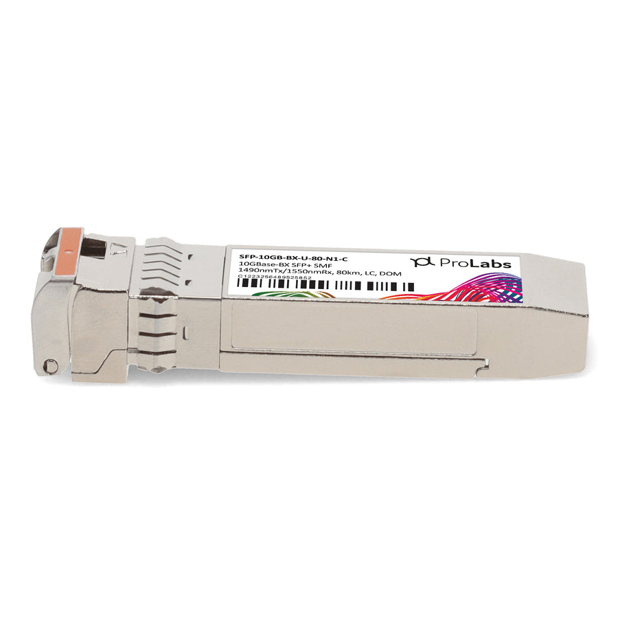 Prolabs Alcatel-Lucent Nokia Compatible TAA 10GBase-BX SFP+ Transceiver (SMF, 1490nmTx/1550nmRx, 80km, LC, DOM)