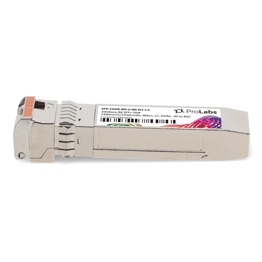 Prolabs Alcatel-Lucent Nokia Compatible TAA 10GBase-BX SFP+ Transceiver (SMF, 1490nmTx/1550nmRx, 80km, LC, DOM, -40 to 85C)