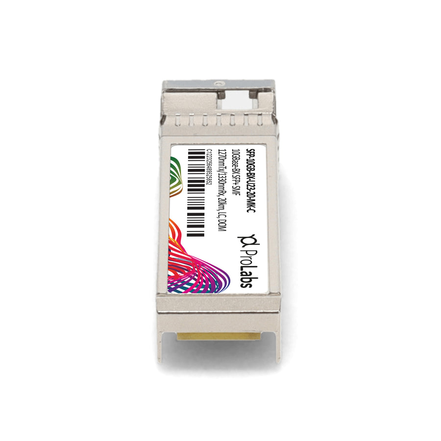 Prolabs Mikrotik Compatible TAA 10GBase-BX SFP+ Transceiver (SMF, 1270nmTx/1330nmRx, 20km, LC, DOM)
