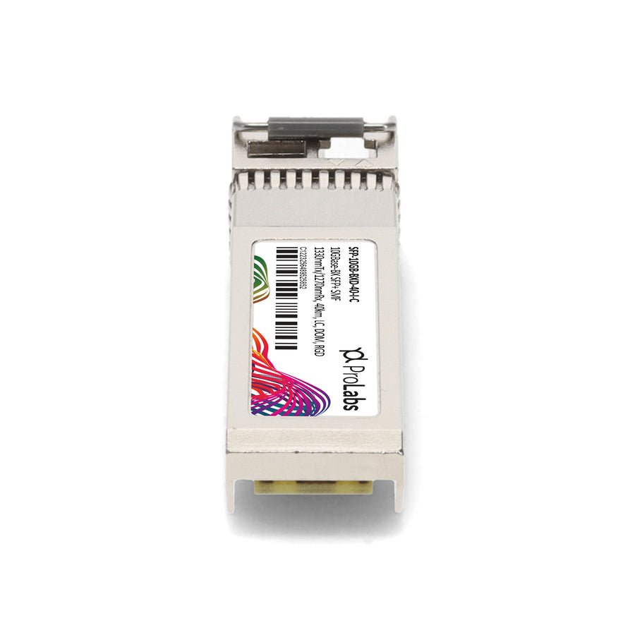 Prolabs MSA and TAA 10GBase-BX SFP+ Transceiver (SMF, 1330nmTx/1270nmRx, 40km, LC, DOM, -40 to 85C)
