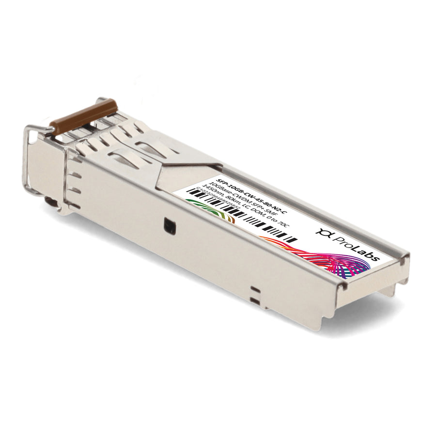 Prolabs Alcatel-Lucent Nokia 3AL82019AA-CW45 Compatible TAA 10GBase-CWDM SFP+ Transceiver (SMF, 1450nm, 80km, LC, DOM)