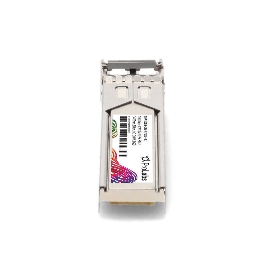 Prolabs MSA and TAA 10GBase-CWDM SFP+ Transceiver (SMF, 1470nm, 80km, LC, DOM, -40 to 85C)