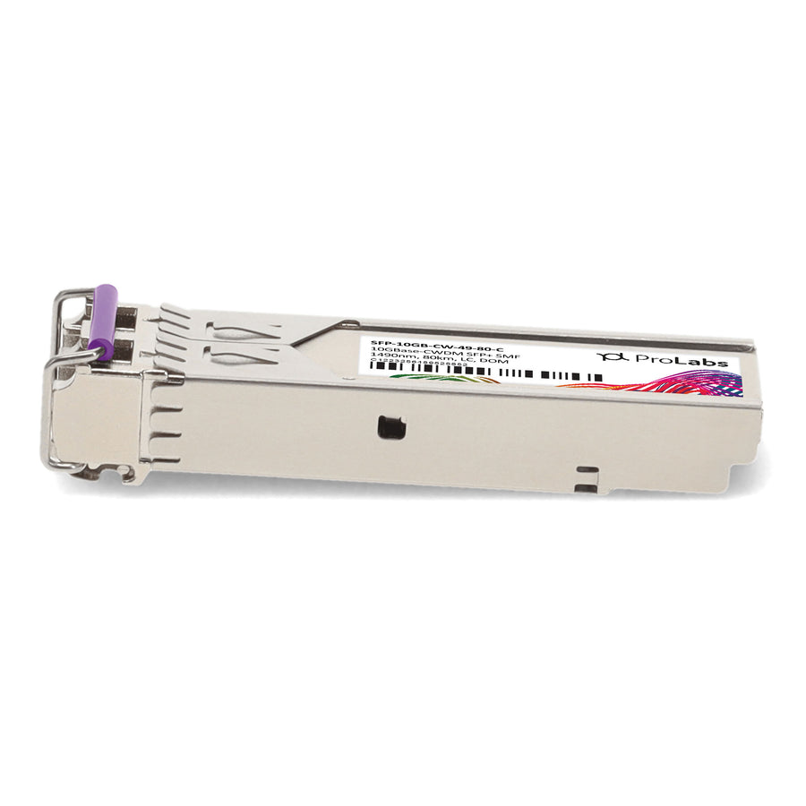 Prolabs MSA and TAA 10GBase-CWDM SFP+ Transceiver (SMF, 1490nm, 80km, LC, DOM)