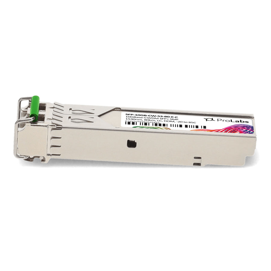 Prolabs MSA and TAA 10GBase-CWDM SFP+ Transceiver (SMF, 1530nm, 80km, LC, DOM, -20 to 85C)