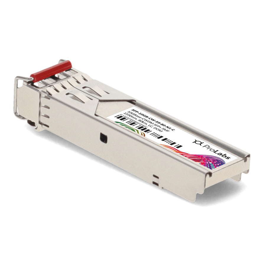 Prolabs Alcatel-Lucent Nokia Compatible TAA 10GBase-CWDM SFP+ Transceiver (SMF, 1590nm, 80km, LC, DOM)