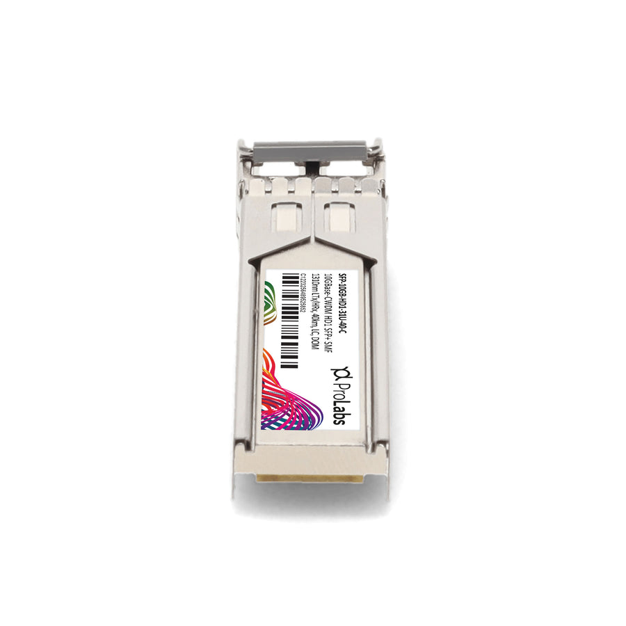 Prolabs MSA and TAA 10GBase-CWDM HD1 SFP+ Transceiver (SMF, 1310nm LTx/HRx, 40km, LC, DOM)