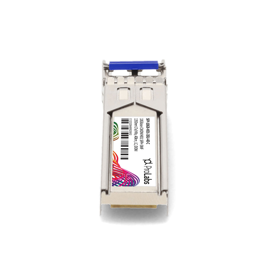 Prolabs MSA and TAA 10GBase-CWDM HD1 SFP+ Transceiver (SMF, 1350nm LTx/HRx, 40km, LC, DOM)