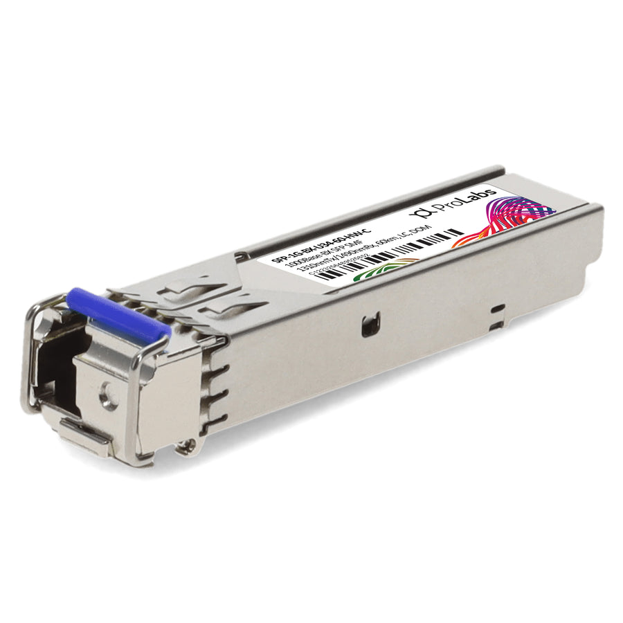 Prolabs Huawei Compatible TAA 1000Base-BX SFP Transceiver (SMF, 1310nmTx/1490nmRx, 60km, LC, DOM)