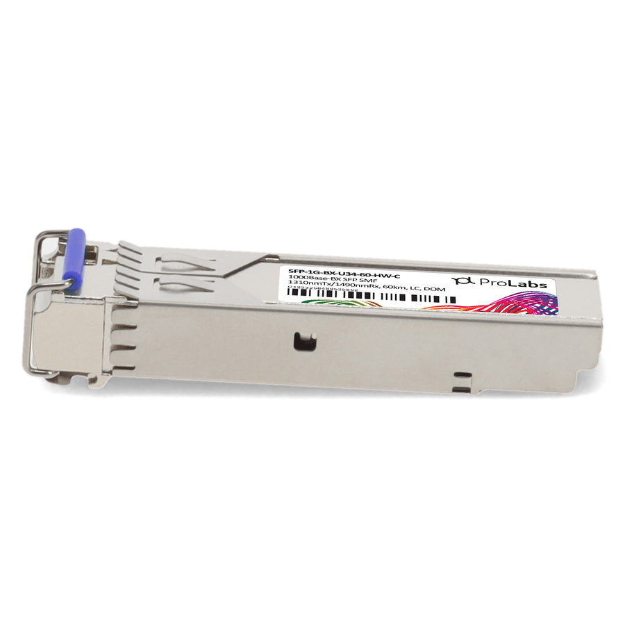 Prolabs Huawei Compatible TAA 1000Base-BX SFP Transceiver (SMF, 1310nmTx/1490nmRx, 60km, LC, DOM)