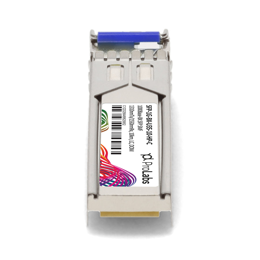 Prolabs HP Compatible TAA 1000Base-BX SFP Transceiver (SMF, 1310nmTx/1550nmRx, 10km, LC, DOM)