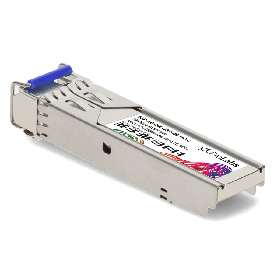 Prolabs HP Compatible TAA 1000Base-BX SFP Transceiver (SMF, 1310nmTx/1550nmRx, 40km, LC, DOM)