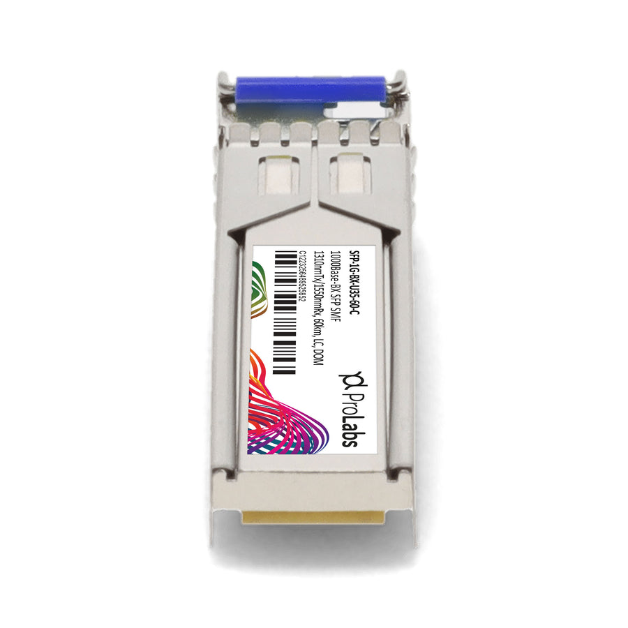 Prolabs MSA and TAA 1000Base-BX SFP Transceiver (SMF, 1310nmTx/1490nmRx, 60km, LC, DOM)