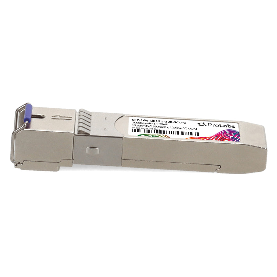 Prolabs Juniper Networks Compatible TAA 1000Base-BX SFP Transceiver (SMF, 1510nmTx/1590nmRx, 120km, SC, DOM)