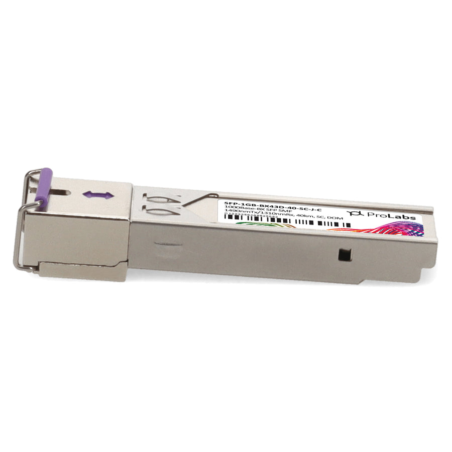 Prolabs Juniper Networks Compatible TAA 1000Base-BX SFP Transceiver (SMF, 1490nmTx/1310nmRx, 40km, SC, DOM)