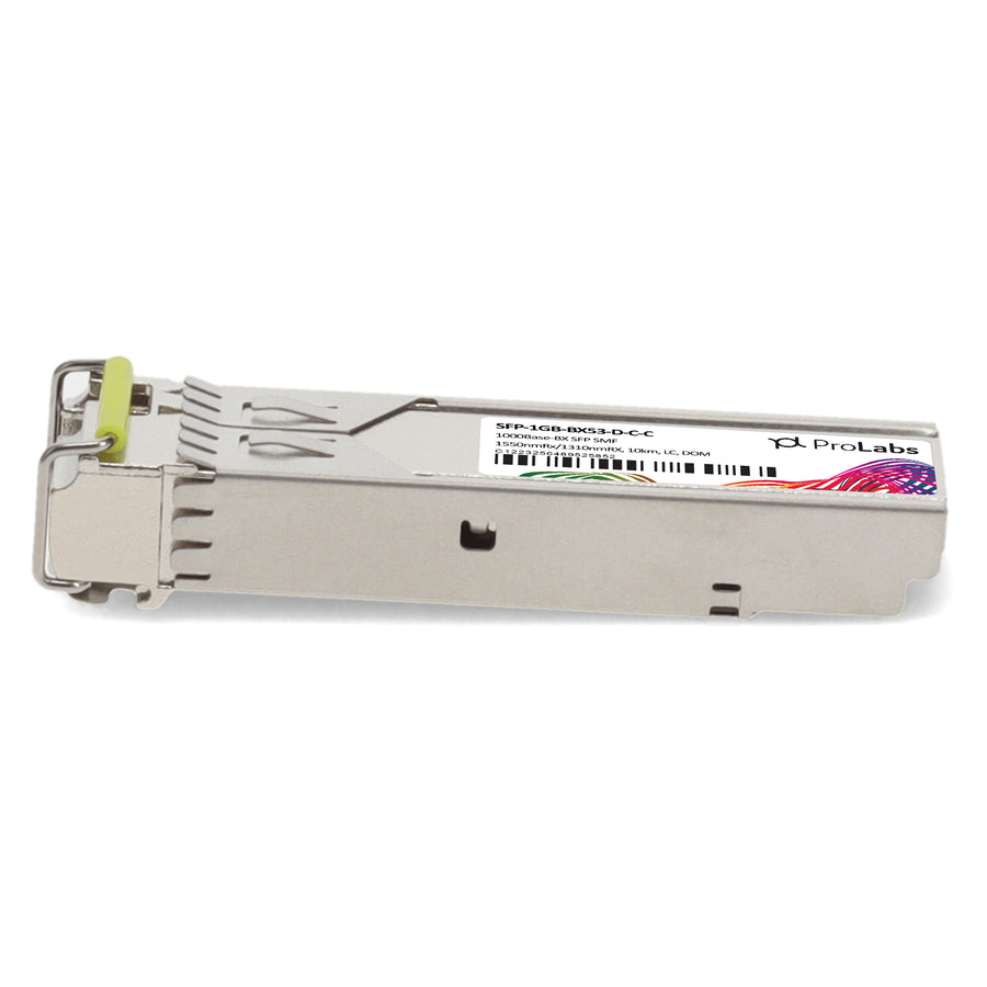 Prolabs Cisco Compatible TAA 1000Base-BX SFP Transceiver (SMF, 1550nmTx/1310nmRx, 10km, LC, DOM)