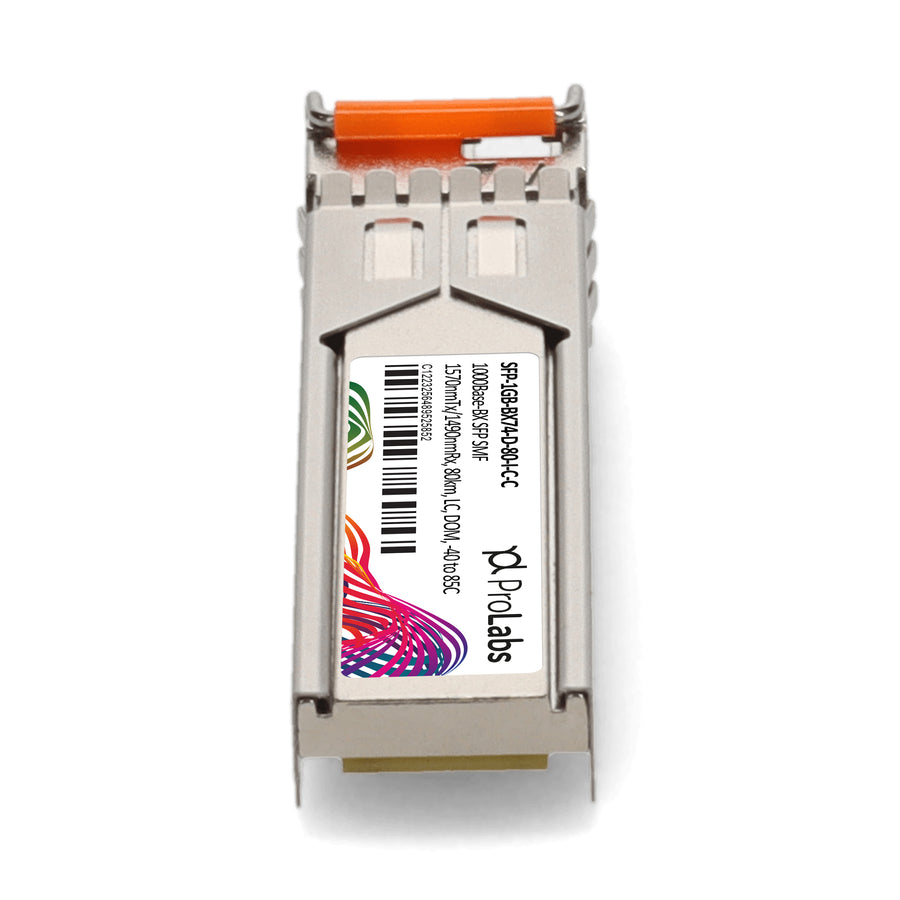 Prolabs Cisco Compatible TAA 1000Base-BX SFP Transceiver (SMF, 1570nmTx/1490nmRx, 80km, LC, DOM, -40 to 85C)
