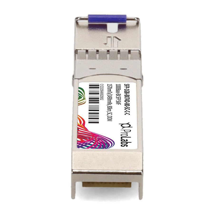 Prolabs Cisco Compatible TAA 1000Base-BX SFP Transceiver (SMF, 1570nmTx/1490nmRx, 80km, SC, DOM)
