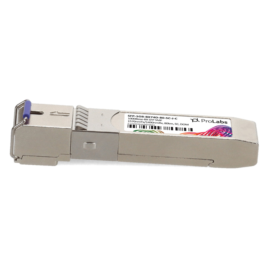 Prolabs Juniper Networks Compatible TAA 1000Base-BX SFP Transceiver (SMF, 1570nmTx/1490nmRx, 80km, SC, DOM)