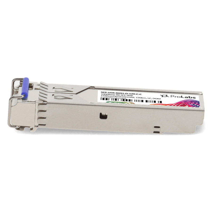 Prolabs Cisco Compatible TAA 1000Base-BX SFP Transceiver (SMF, 1590nmTx/1510nmRx, 120km, LC, DOM)