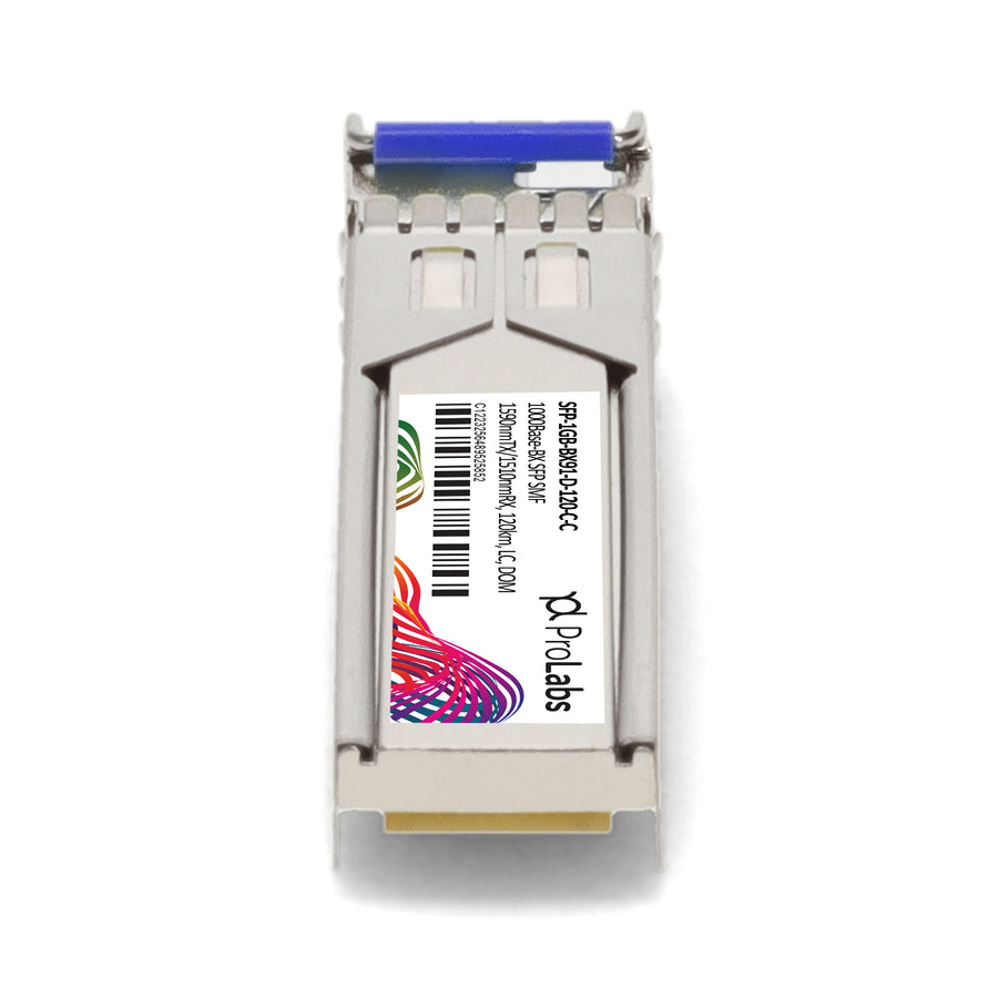 Prolabs Cisco Compatible TAA 1000Base-BX SFP Transceiver (SMF, 1590nmTx/1510nmRx, 120km, LC, DOM)