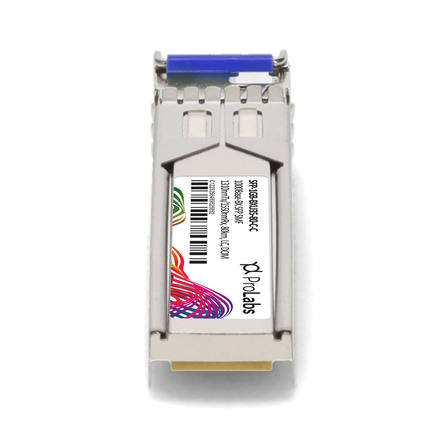 Prolabs Cisco Compatible TAA 1000Base-BX SFP Transceiver (SMF, 1310nmTx/1550nmRx, 80km, LC, DOM)