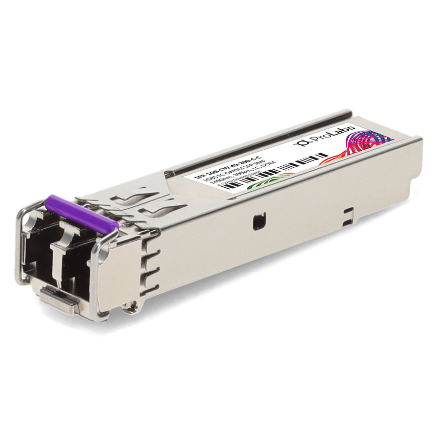 Prolabs Cisco Compatible TAA 1000Base-CWDM SFP Transceiver (SMF, 1490nm, 200km, LC, DOM)