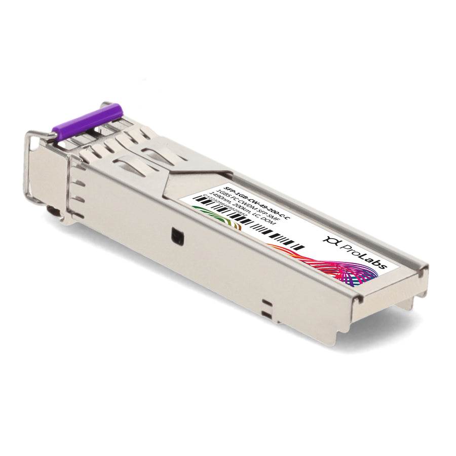 Prolabs Cisco Compatible TAA 1000Base-CWDM SFP Transceiver (SMF, 1490nm, 200km, LC, DOM)