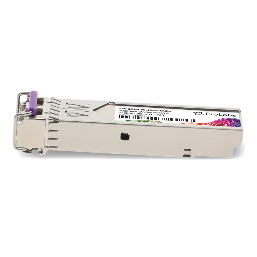 Prolabs Ciena Compatible TAA 1000Base-CWDM SFP Transceiver (SMF, 1490nm, 80km, LC, DOM)