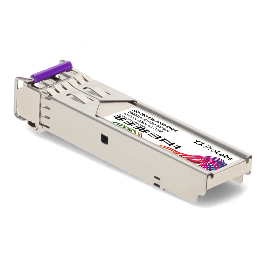 Prolabs Ciena Compatible TAA 1000Base-CWDM SFP Transceiver (SMF, 1490nm, 80km, LC, DOM)