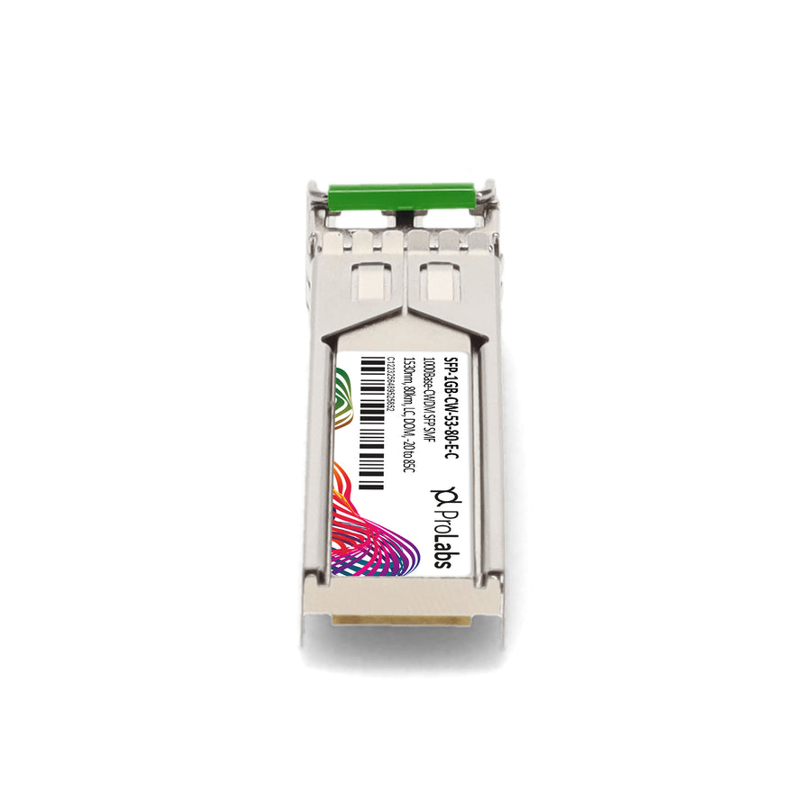 Prolabs MSA and TAA 1000Base-CWDM SFP Transceiver (SMF, 1530nm, 80km, LC, DOM, -20 to 85C)