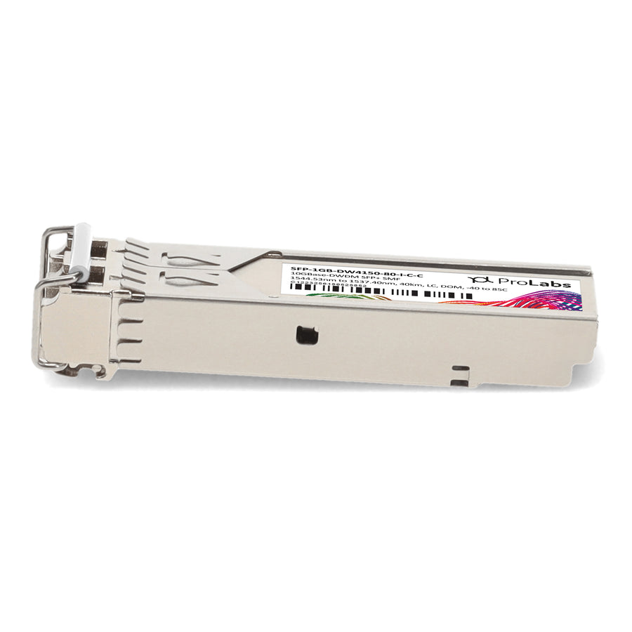 Prolabs Cisco Compatible TAA 1000Base-DWDM SFP Transceiver 100GHz (SMF, 1544.53nm to 1537.40nm, 80km, LC, DOM, -40 to 85C)