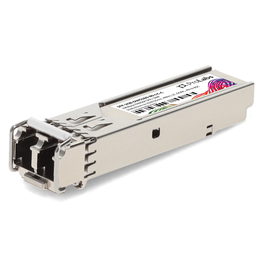 Prolabs Cisco Compatible TAA 1000Base-DWDM SFP Transceiver 100GHz (SMF, 1536.61nm to 1529.55nm, 80km, LC, DOM, -40 to 85C)