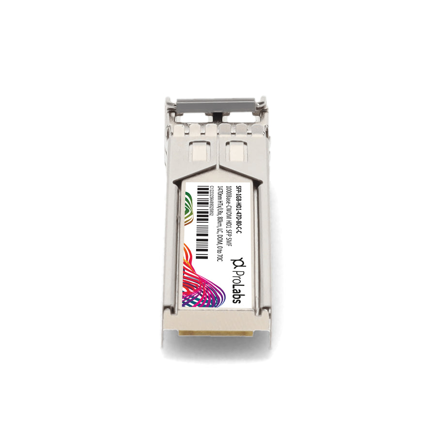 Prolabs Cisco Compatible TAA 1000Base-CWDM HD1 SFP Transceiver (SMF, 1470nm HTx/LRx, 80km, LC, DOM)