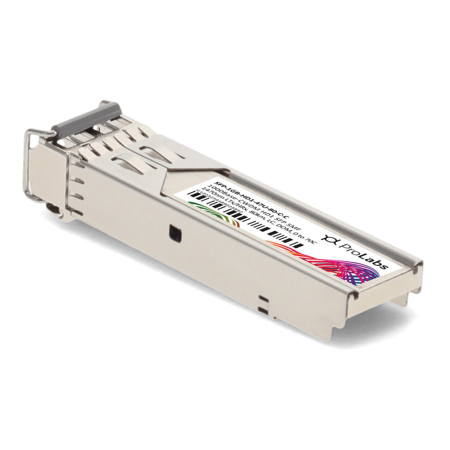 Prolabs Cisco Compatible TAA 1000Base-CWDM HD1 SFP Transceiver (SMF, 1470nm LTx/HRx, 80km, LC, DOM)