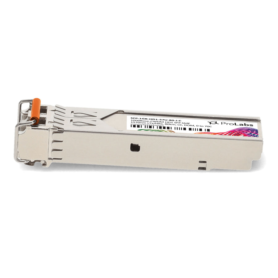 Prolabs Juniper Networks Compatible TAA 1000Base-CWDM HD1 SFP Transceiver (SMF, 1570nm LTx/HRx, 80km, LC, DOM)