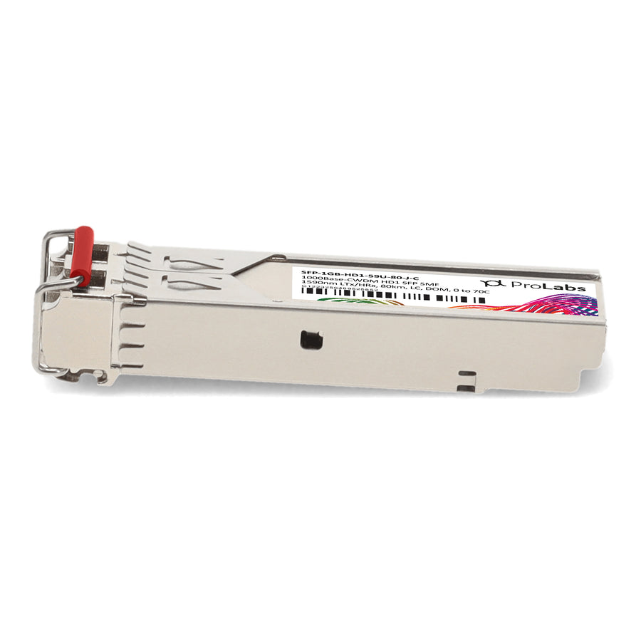 Prolabs Juniper Networks Compatible TAA 1000Base-CWDM HD1 SFP Transceiver (SMF, 1590nm LTx/HRx, 80km, LC, DOM)
