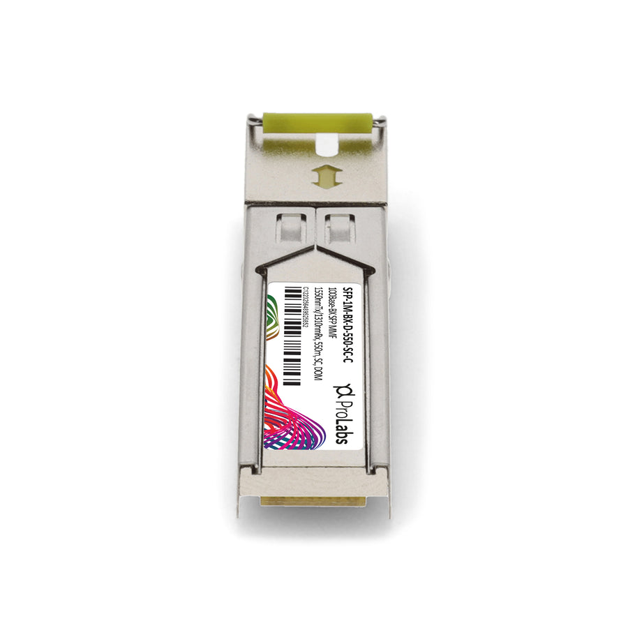 Prolabs MSA and TAA 1000Base-BX SFP Transceiver (MMF, 1550nmTx/1310nmRx, 550m, SC, DOM)