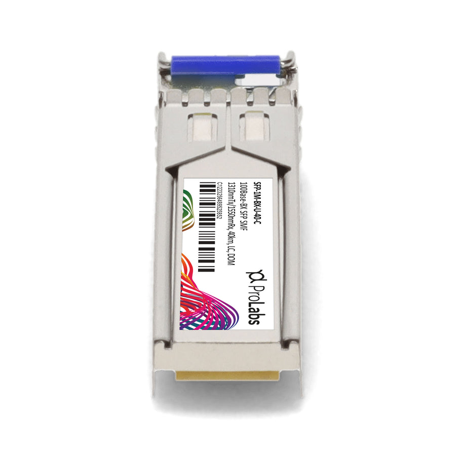 Prolabs MSA and TAA 100Base-BX SFP Transceiver (SMF, 1310nmTx/1550nmRx, 40km, LC, DOM)