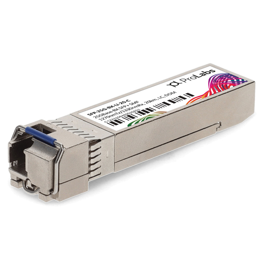 Prolabs Cisco SFP-25G-BX-U-20 Compatible TAA 25GBase-BX SFP28 Transceiver (SMF, 1270nmTx/1330nmRx, 20km, LC, DOM)