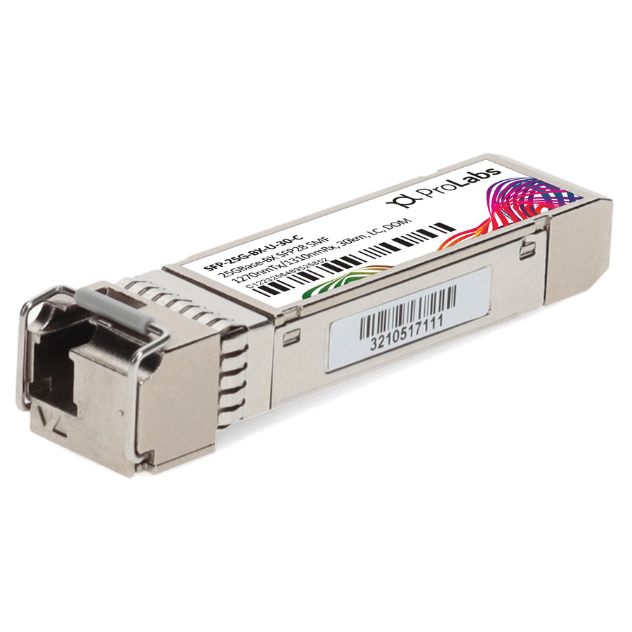 Prolabs Cisco SFP-25G-BX-U-30 Compatible TAA 25GBase-BX SFP28 Transceiver (SMF, 1270nmTx/1310nmRx, 30km, LC, DOM)