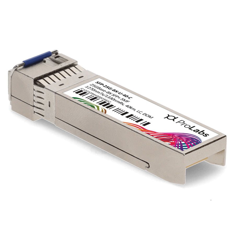 Prolabs Cisco SFP-25G-BX-U-40 Compatible TAA 25GBase-BX SFP28 Transceiver (SMF, 1270nmTx/1310nmRx, 40km, LC, DOM)