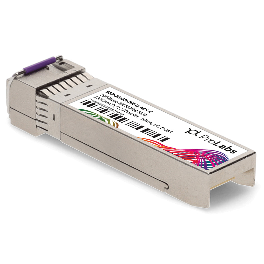 Prolabs Mellanox Compatible TAA Compliant 25GBase-BX SFP28 Transceiver (SMF, 1330nmTx/1270nmRx, 10km, LC)