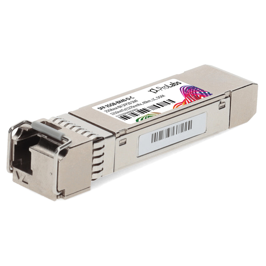 Prolabs MSA and TAA 25GBase-BX SFP28 Transceiver (SMF, 1310nmTx/1270nmRx, 40km, LC, DOM)