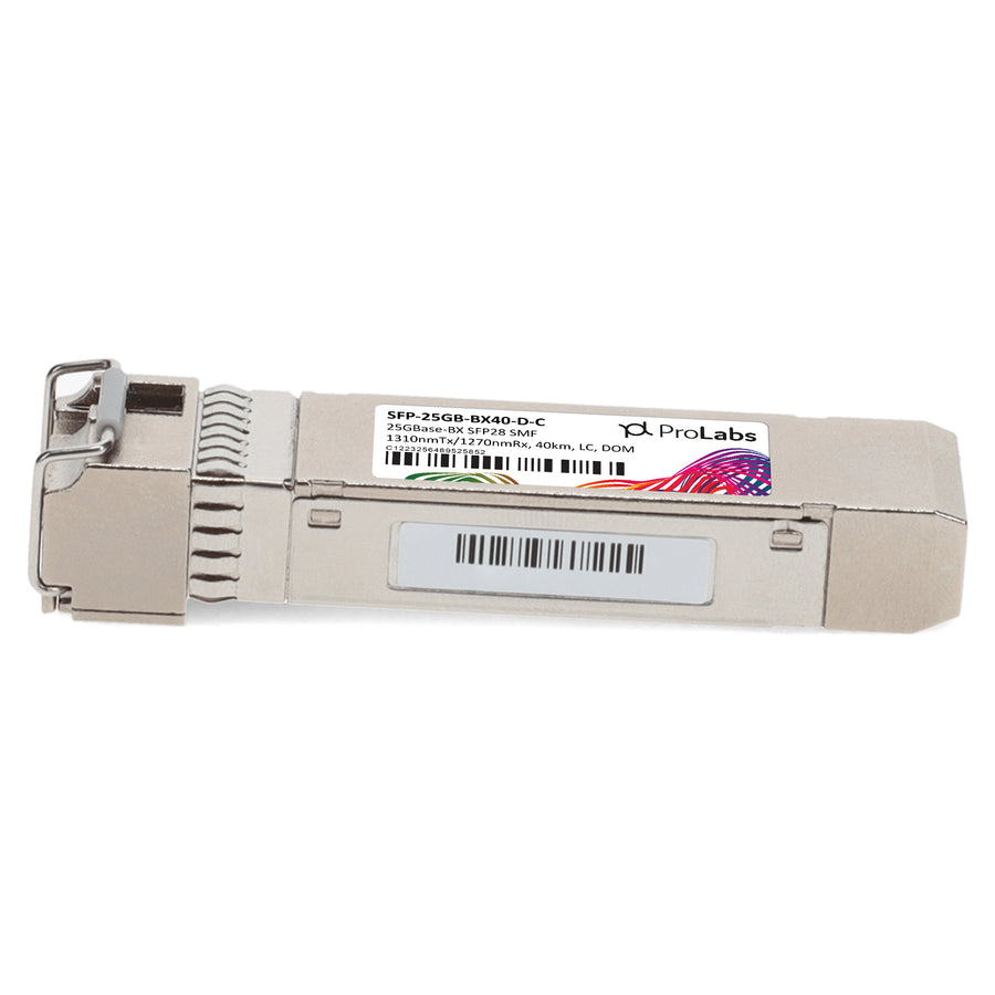 Prolabs MSA and TAA 25GBase-BX SFP28 Transceiver (SMF, 1310nmTx/1270nmRx, 40km, LC, DOM)