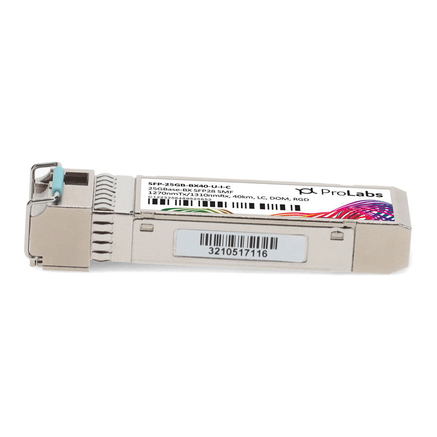 Prolabs MSA and TAA 25GBase-BX SFP28 Transceiver (SMF, 1270nmTx/1310nmRx, 40km, LC, DOM, -40 to 85C)